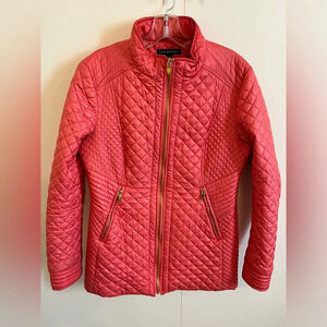 Via Spiga quilted jacket in M. pristine condition. Color is Peach